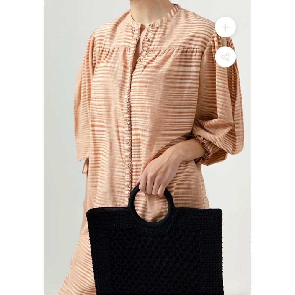 Ulla Johnson Fiora 100% Cotton Dress in Fawn NWT Size 6 - Picture 7 of 16